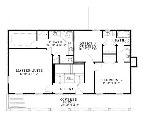 upper floor house blueprint