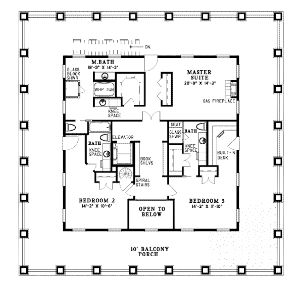 upper floor house blueprint