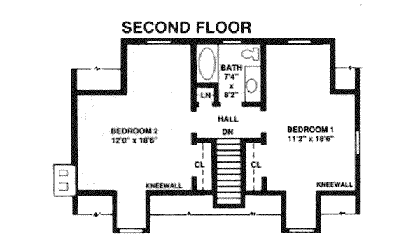 upper floor house blueprint