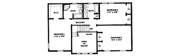 upper floor house blueprint