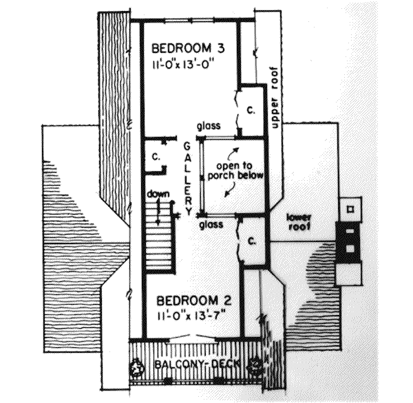 upper floor house blueprint