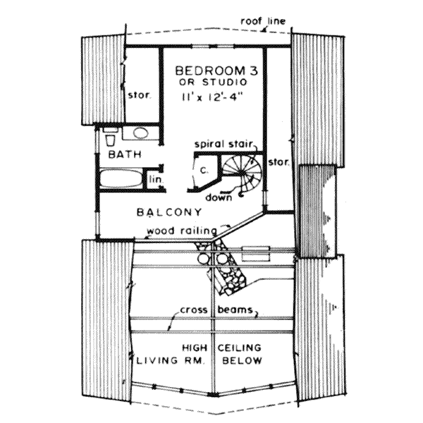 upper floor house blueprint