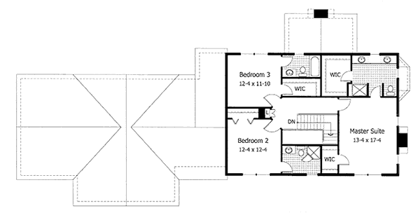 upper floor house blueprint