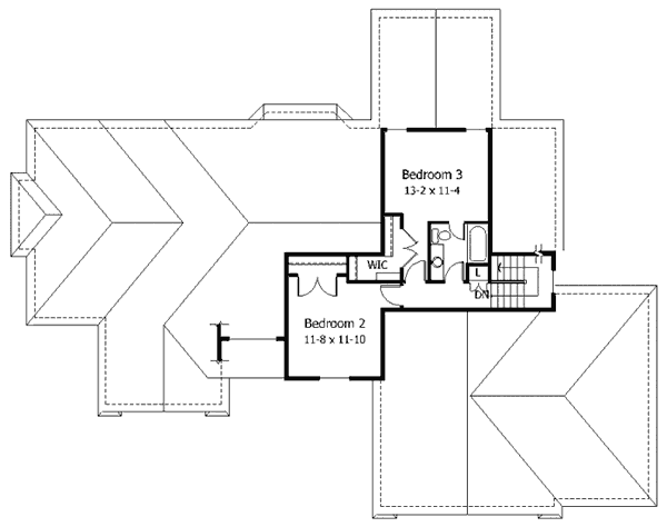 upper floor house blueprint