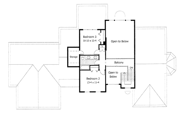 upper floor house blueprint