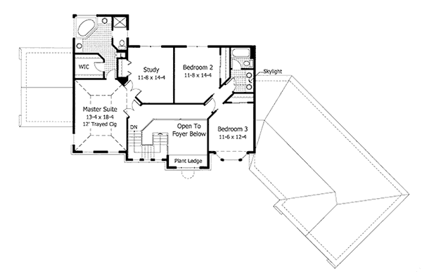 upper floor house blueprint