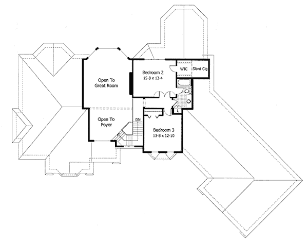 upper floor house blueprint
