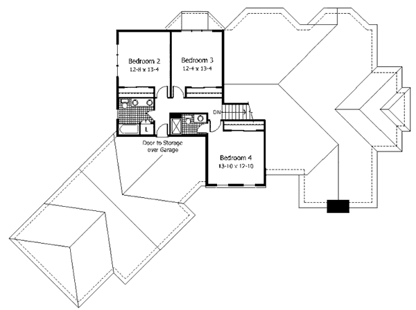 upper floor house blueprint
