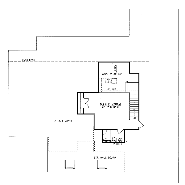 upper floor house blueprint