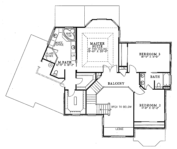 upper floor house blueprint