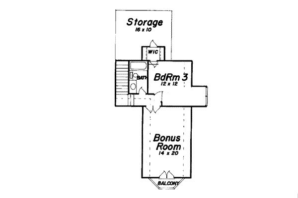 upper floor house blueprint