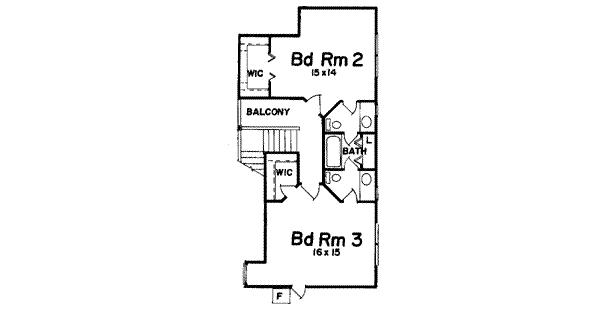 upper floor house blueprint