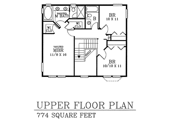 upper floor house blueprint