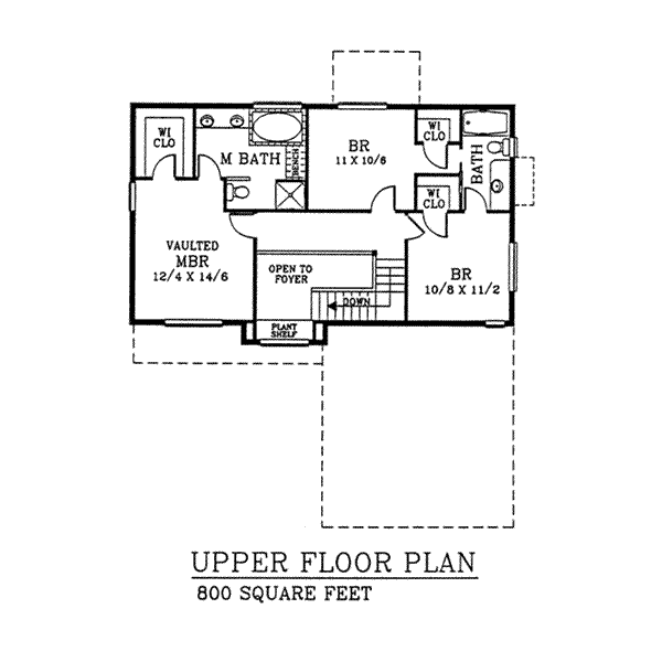upper floor house blueprint