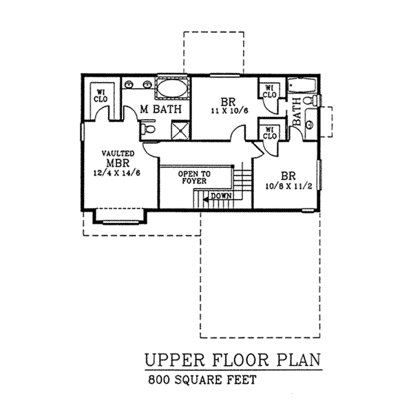 upper floor house blueprint