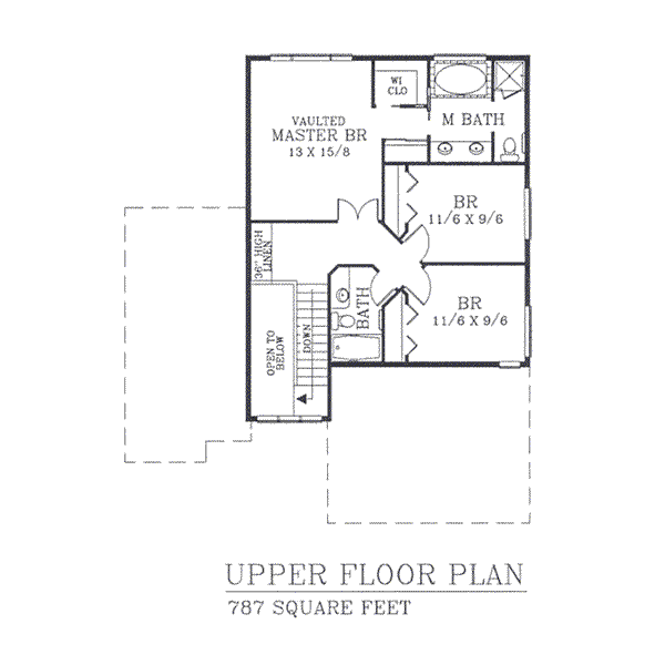 upper floor house blueprint