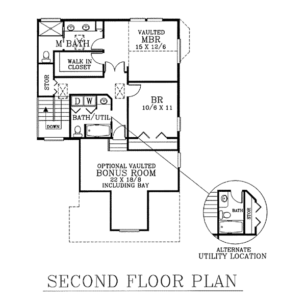 upper floor house blueprint