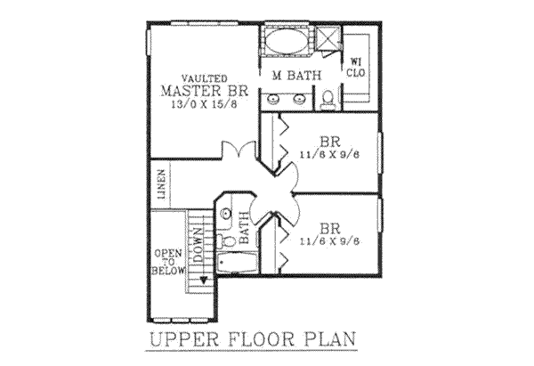 upper floor house blueprint