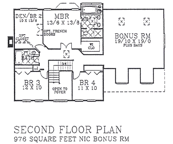 upper floor house blueprint