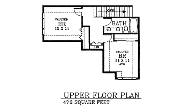 upper floor house blueprint