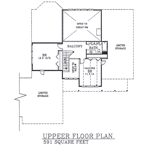 upper floor house blueprint