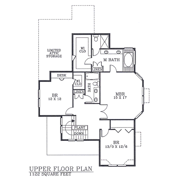 upper floor house blueprint