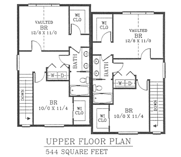 upper floor house blueprint