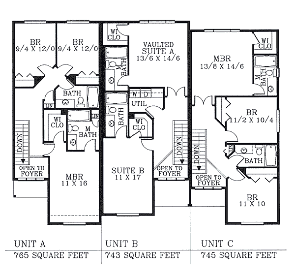 upper floor house blueprint
