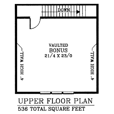 upper floor house blueprint