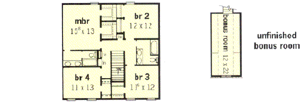 upper floor house blueprint