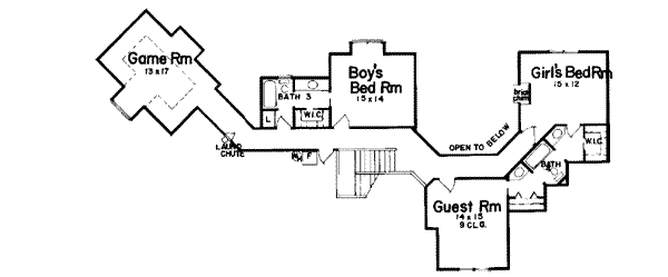 upper floor house blueprint