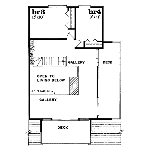 upper floor house blueprint