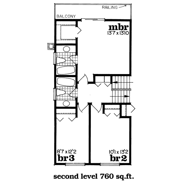 upper floor house blueprint