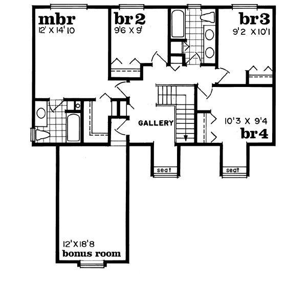 upper floor house blueprint