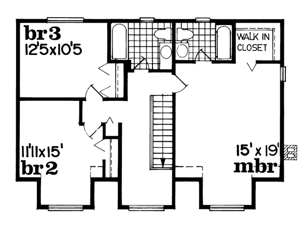 upper floor house blueprint