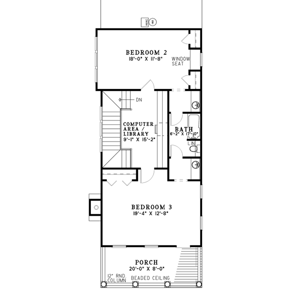 upper floor house blueprint