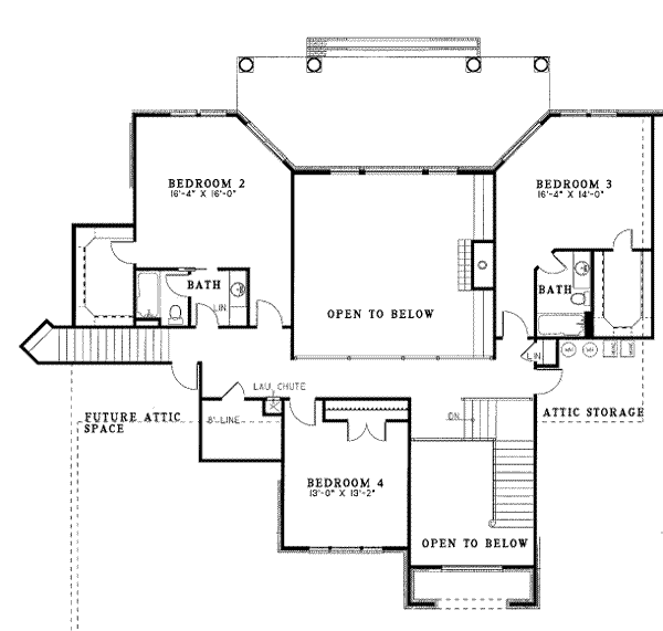 upper floor house blueprint