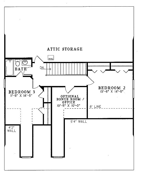 upper floor house blueprint