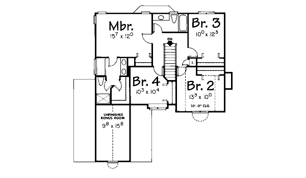 upper floor house blueprint