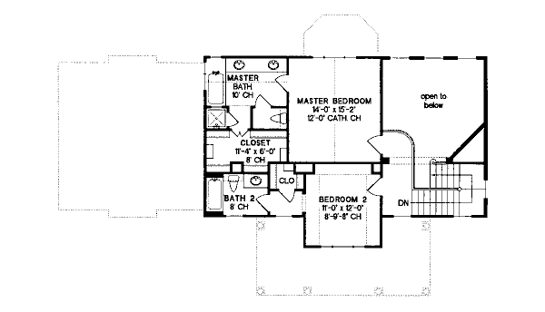 upper floor house blueprint
