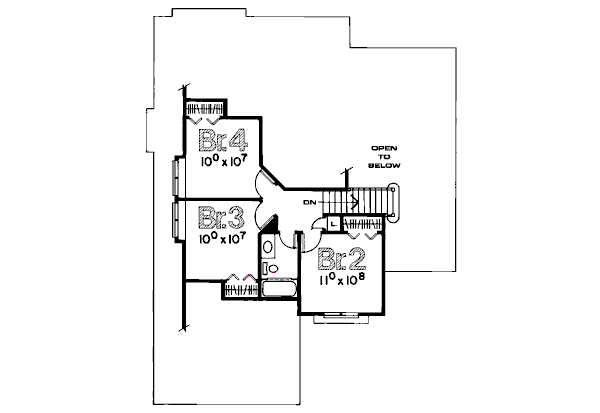 upper floor house blueprint