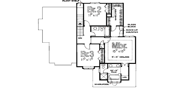 upper floor house blueprint