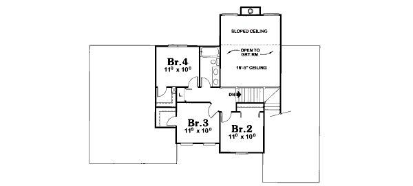 upper floor house blueprint