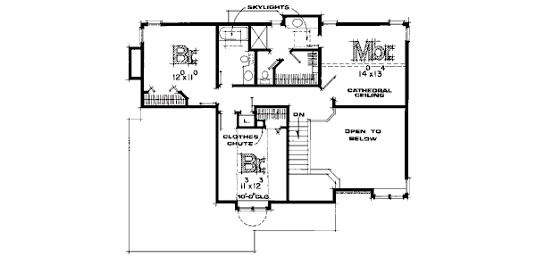 upper floor house blueprint