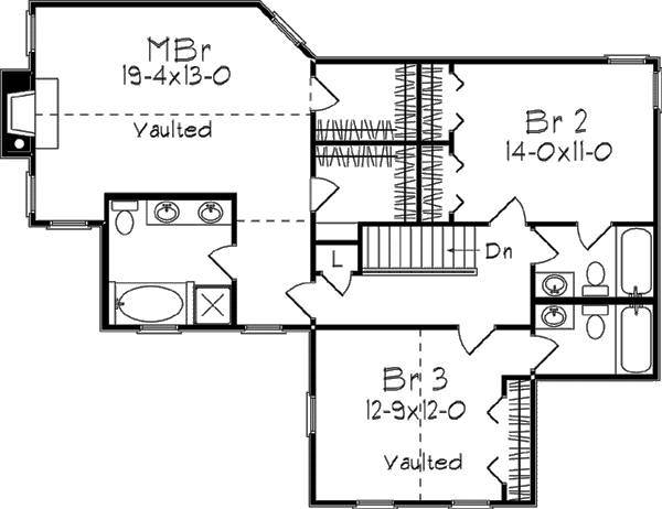 upper floor house blueprint