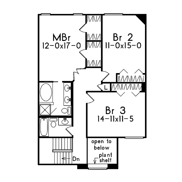 upper floor house blueprint