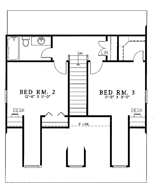 upper floor house blueprint