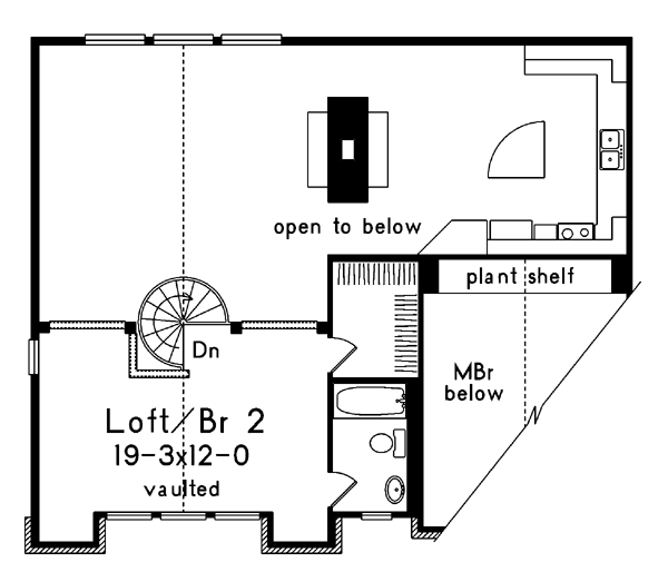 upper floor house blueprint
