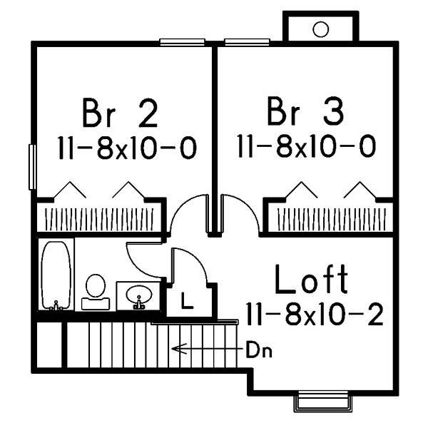 upper floor house blueprint