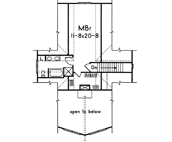 upper floor house blueprint